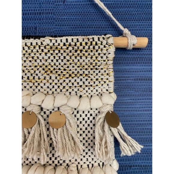 Karma Living Boho Macrame Bubble Fabric Art Wall Hanging Wall Decor - Picture 2 of 8